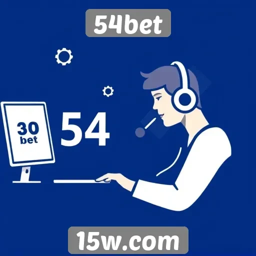 Como funciona o suporte ao cliente do 54bet